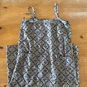 Marketplace, Linen/Cotton, Block Print, Boxy Maxi Dress, Summer